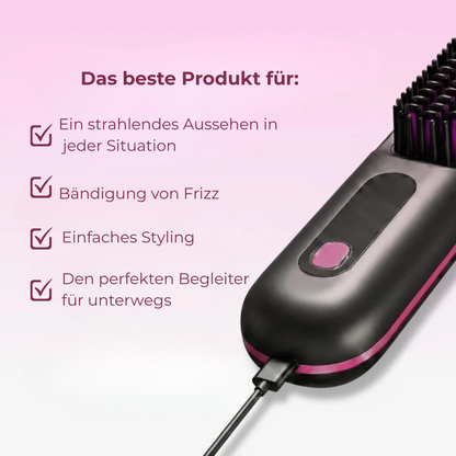 Tragbare Glättungsbürste